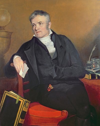 Rudolph Ackermann, 1810-14 da Francois Nicolas Mouchet